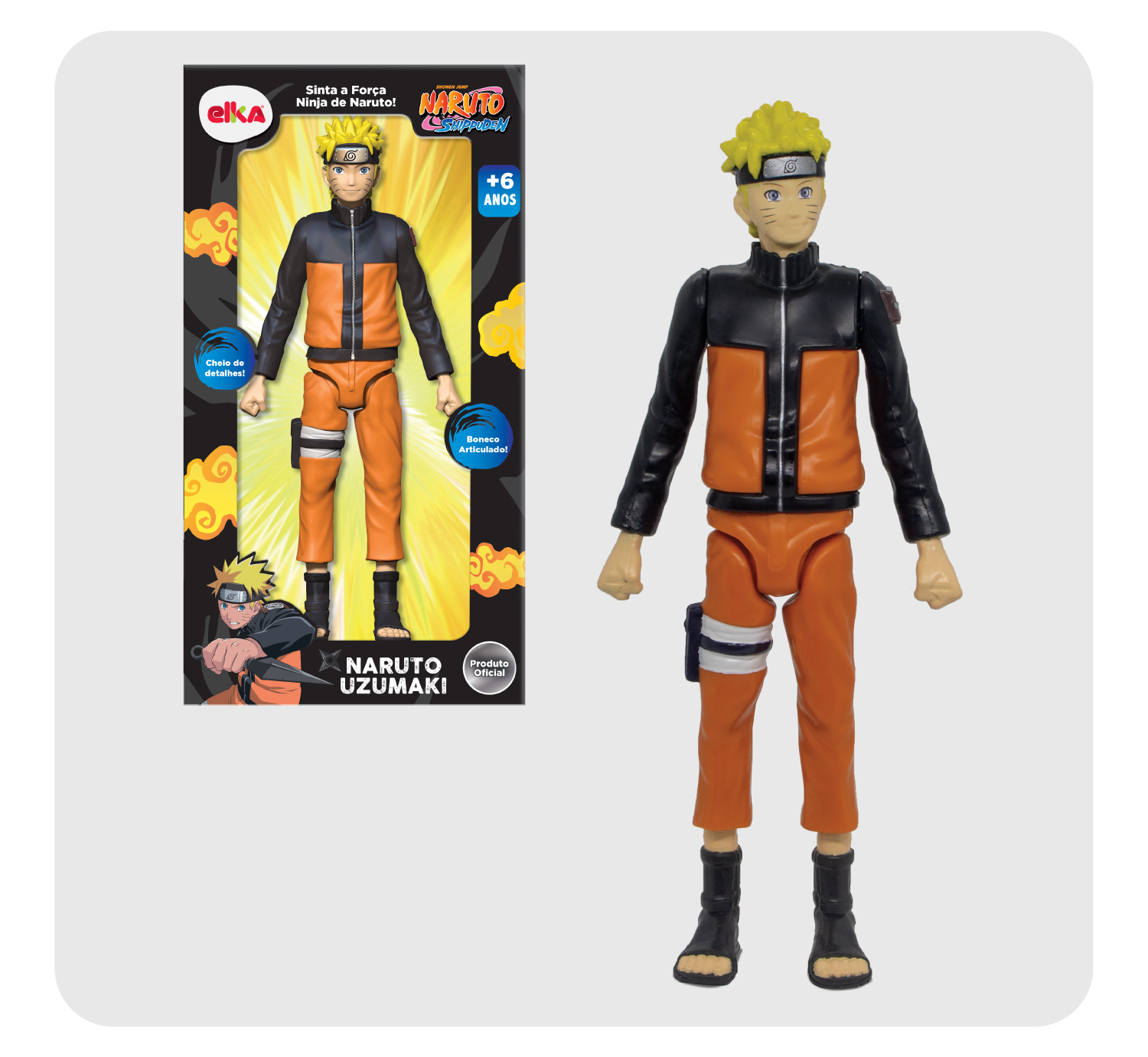 Boneco Naruto Uzumazi Chibi - Naruto Shippuden